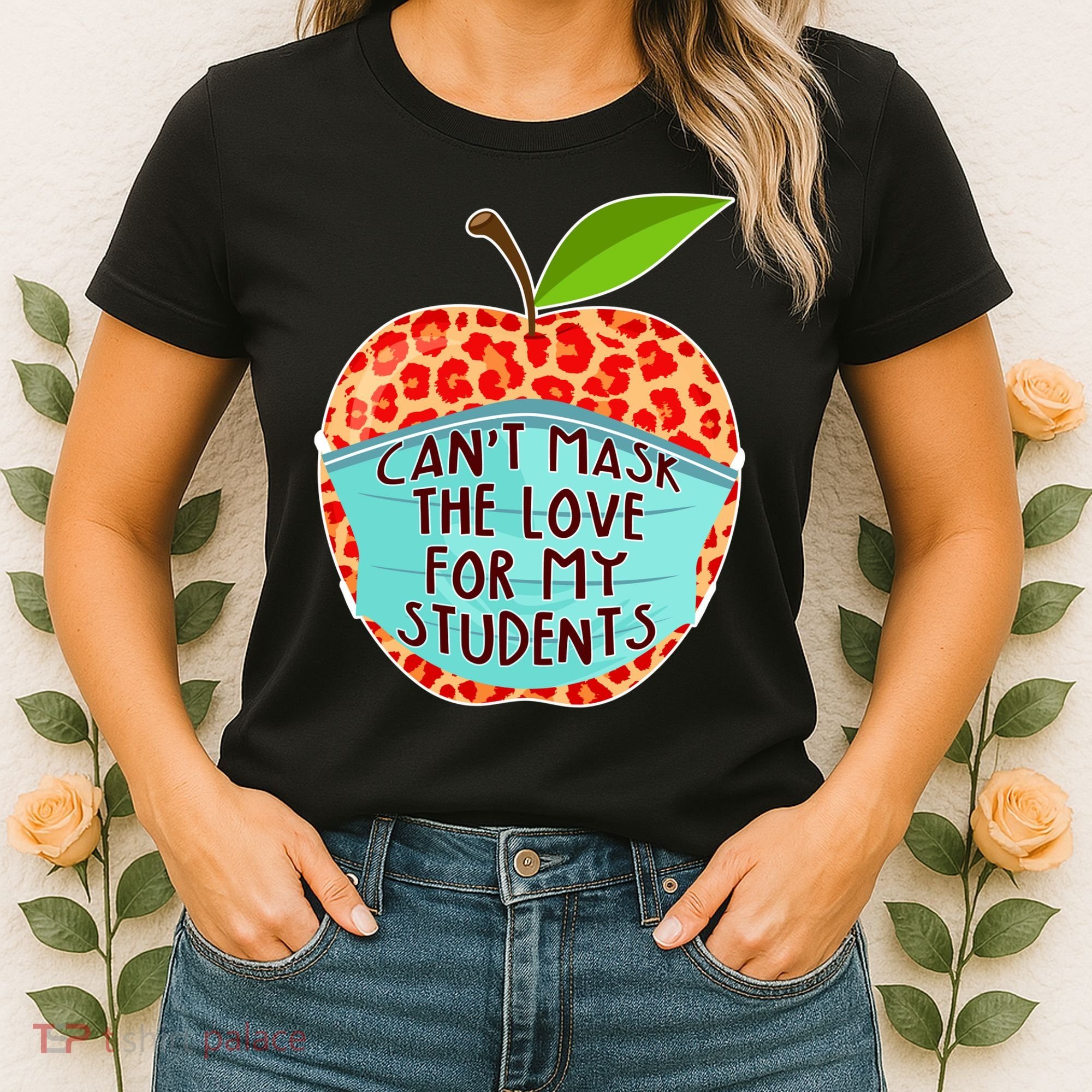 Can't Mask The Love For My Students Women's T-Shirt