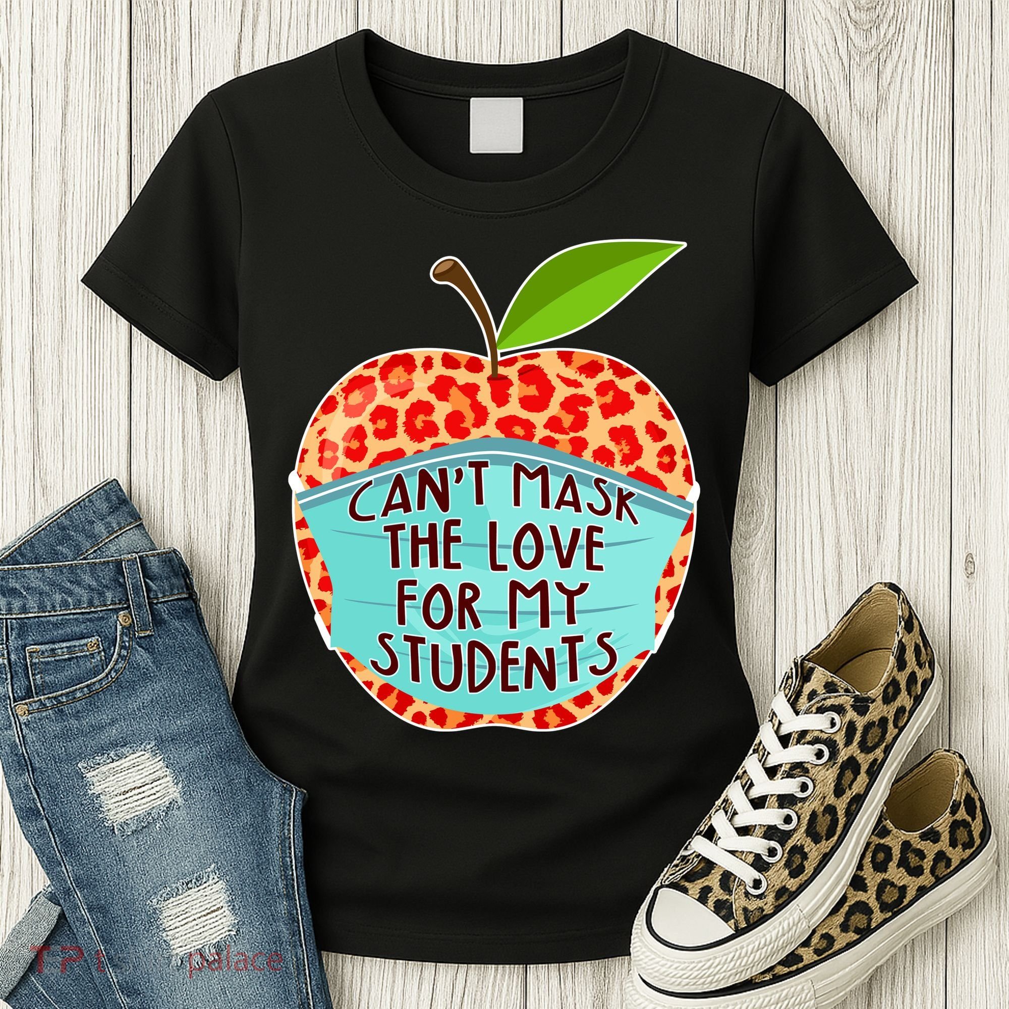 Can't Mask The Love For My Students Women's T-Shirt