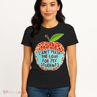 Can't Mask The Love For My Students Women's T-Shirt thumb 4