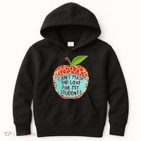 Can't Mask The Love For My Students Kids Hoodie thumb 0