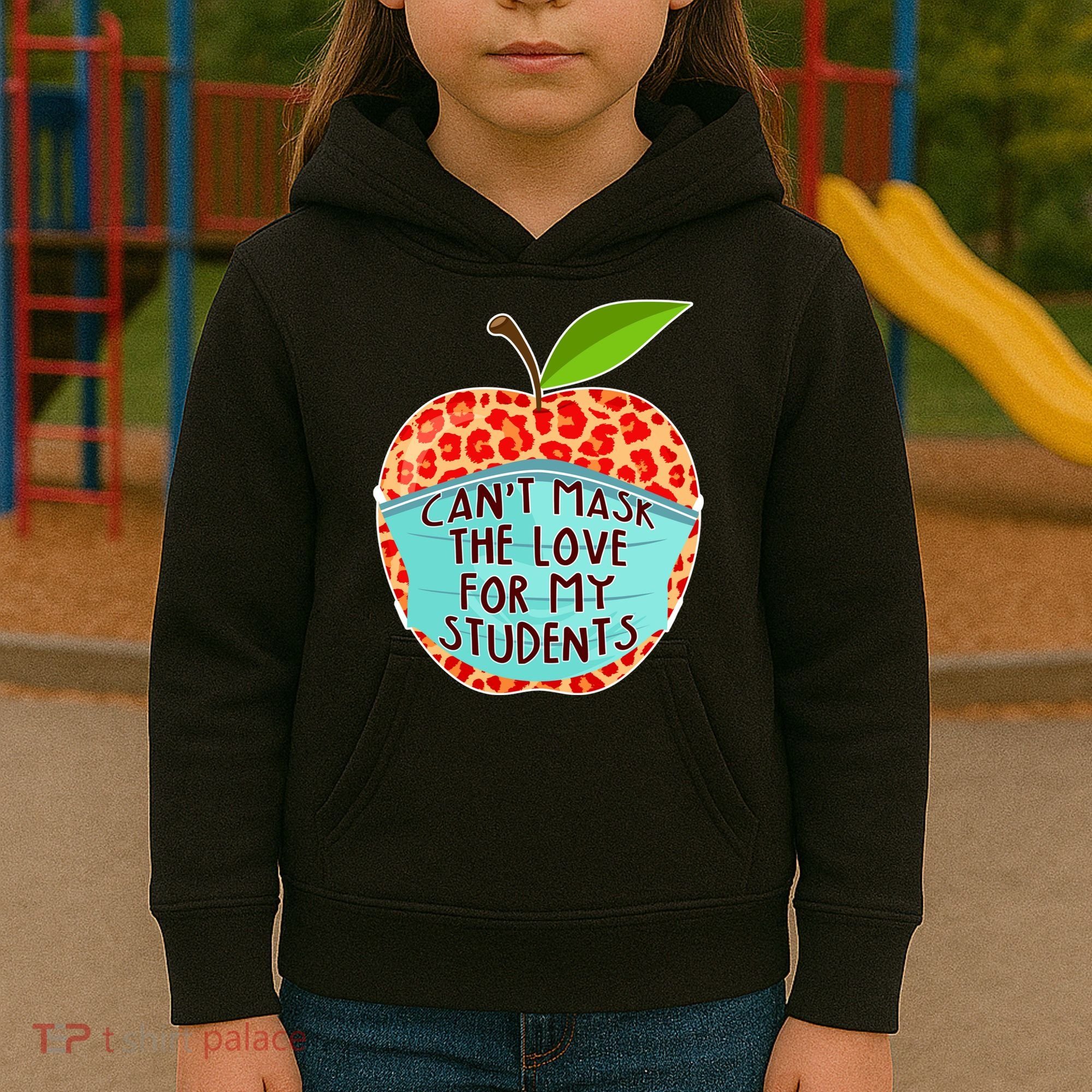 Can't Mask The Love For My Students Kids Hoodie