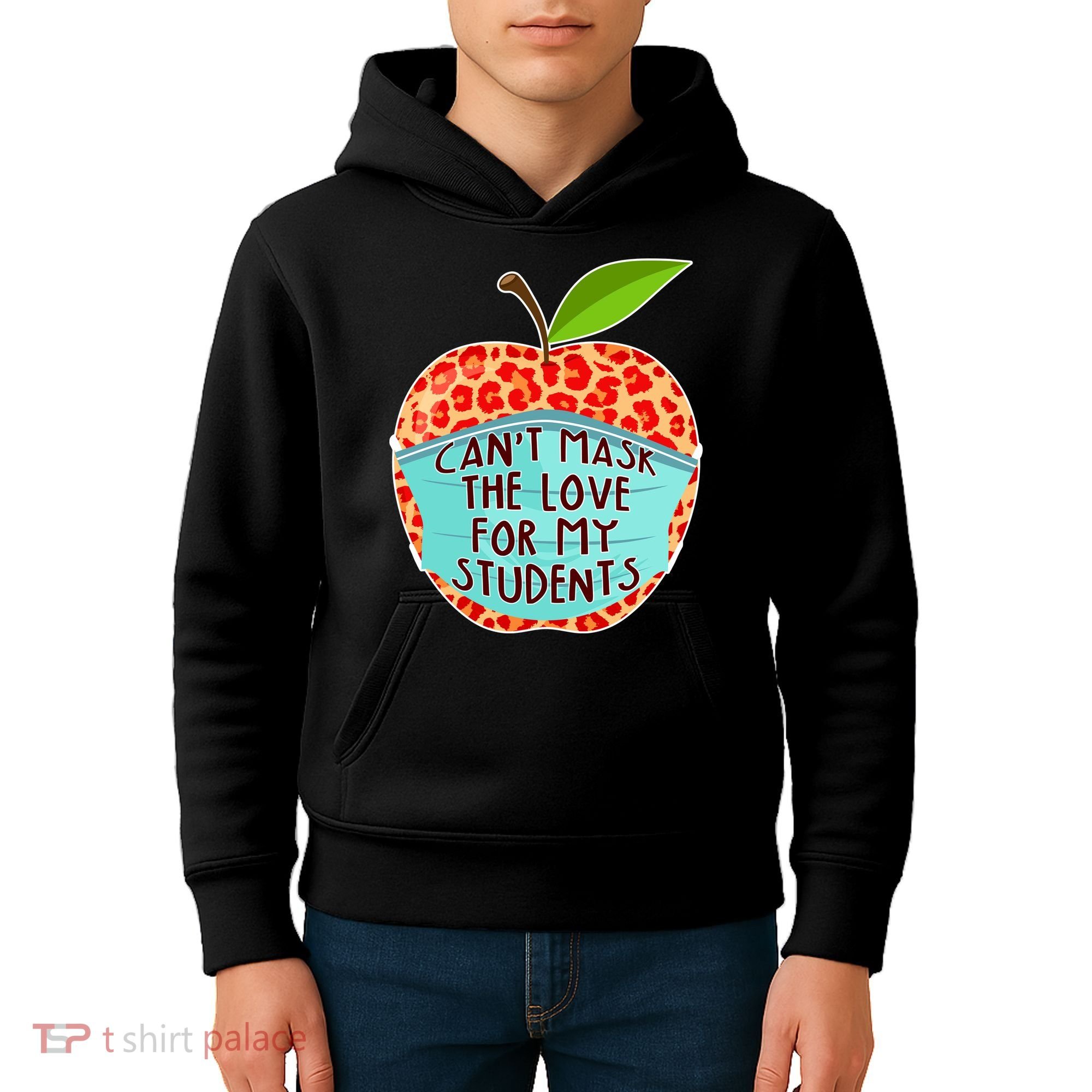 Can't Mask The Love For My Students Kids Hoodie