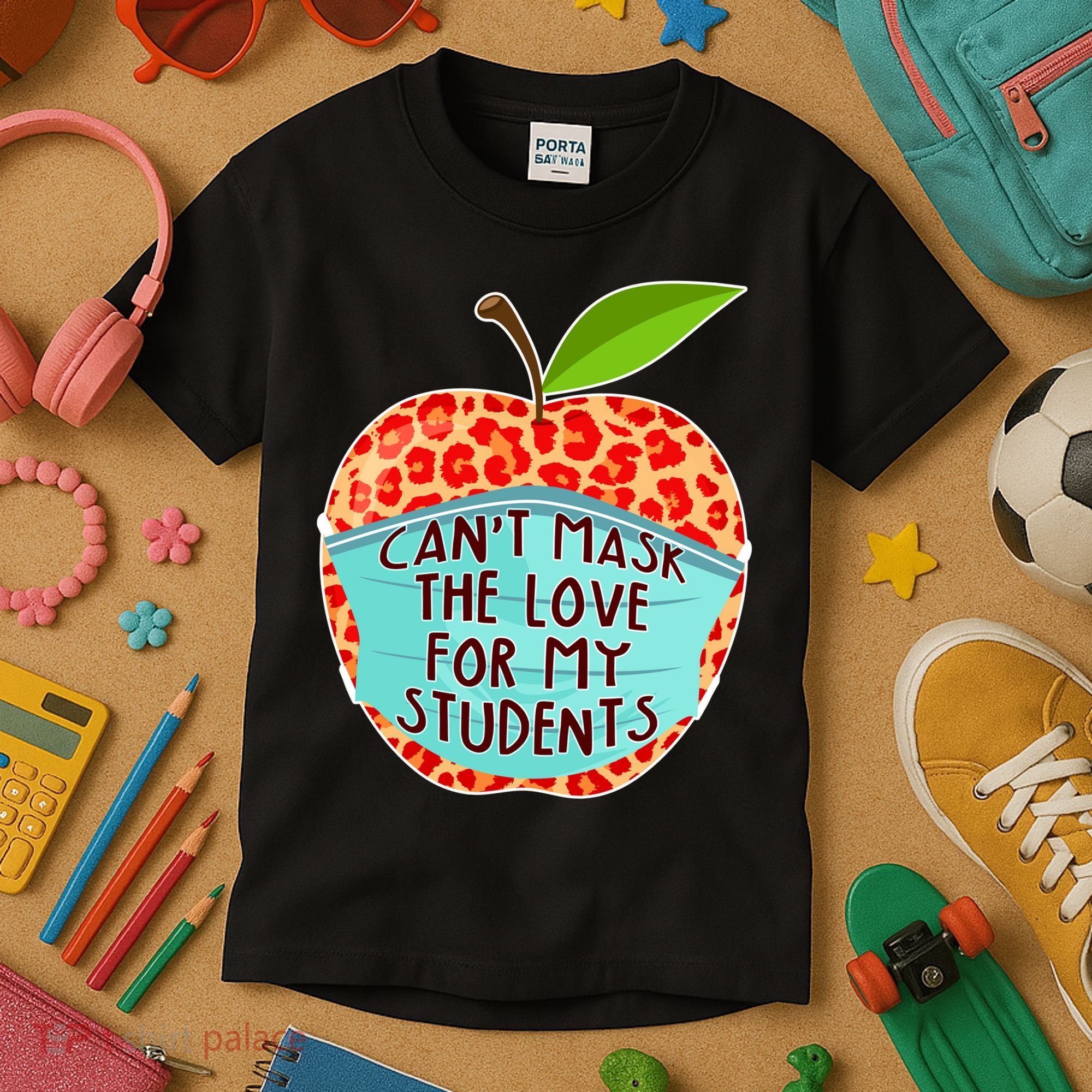 Can't Mask The Love For My Students Kids T-Shirt