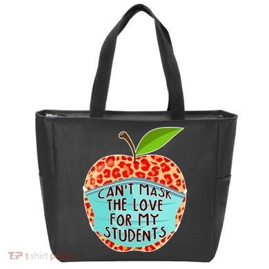 Can't Mask The Love For My Students Tote Bag