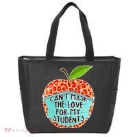 Can't Mask The Love For My Students Tote Bag thumb 0