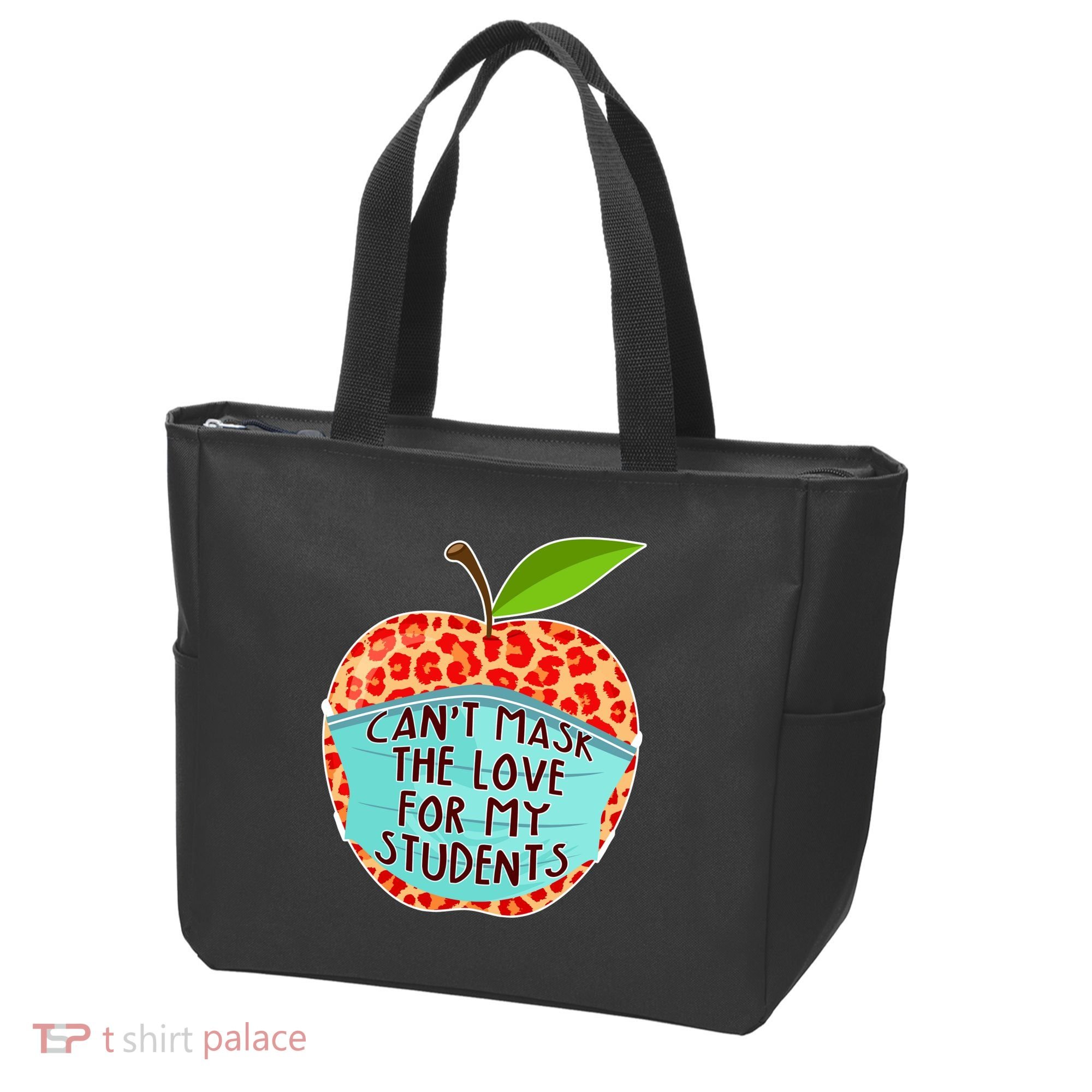 Can't Mask The Love For My Students Tote Bag