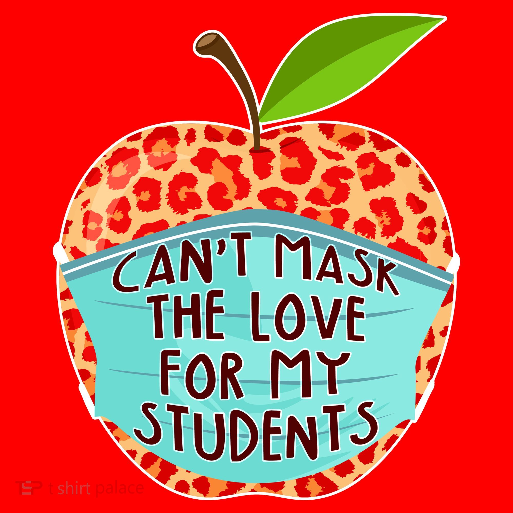 Can't Mask The Love For My Students Santa Hat