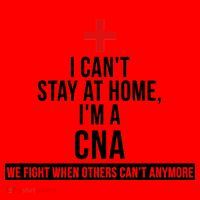 Can't Stay At Home CNA We Fight When Others Can't Santa Hat thumb 1