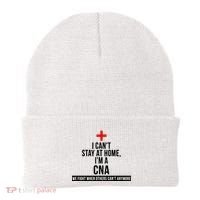 Can't Stay At Home CNA We Fight When Others Can't Beanie thumb 0