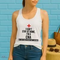 Can't Stay At Home CNA We Fight When Others Can't Women's Tank Top thumb 2