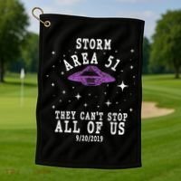 Cant Stop Us All Storm Area 51 Golf Towel thumb 1