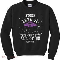 Cant Stop Us All Storm Area 51 Kids Sweatshirt thumb 0