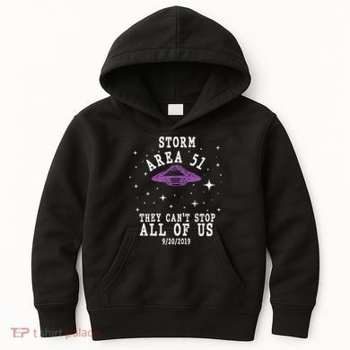 Cant Stop Us All Storm Area 51 Kids Hoodie