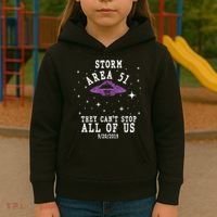 Cant Stop Us All Storm Area 51 Kids Hoodie thumb 3