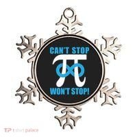Can't Stop Won't Stop! Pi Day Infinity Math Geek Logo Ornament thumb 0