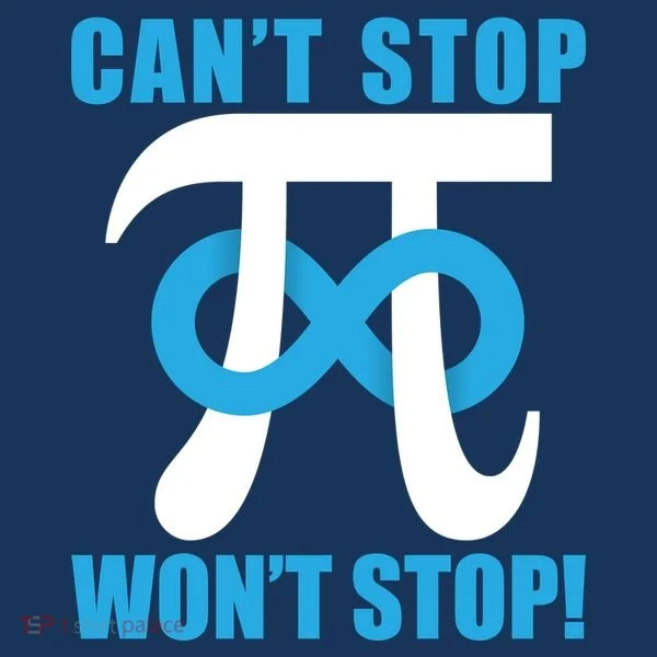 Can't Stop Won't Stop! Pi Day Infinity Math Geek Logo Toddler Hoodie