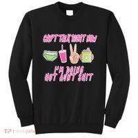 Can't Talk Right Now I'm Doing Hot Aunt Shit Babysitting Sweatshirt thumb 0