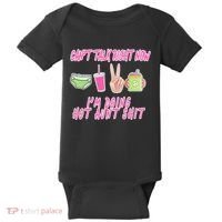 Can't Talk Right Now I'm Doing Hot Aunt Shit Babysitting Baby Bodysuit thumb 0