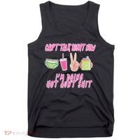 Can't Talk Right Now I'm Doing Hot Aunt Shit Babysitting Tank Top thumb 0