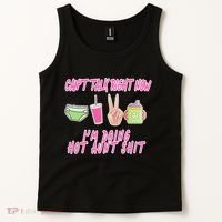 Can't Talk Right Now I'm Doing Hot Aunt Shit Babysitting Tank Top thumb 2
