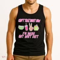 Can't Talk Right Now I'm Doing Hot Aunt Shit Babysitting Tank Top thumb 3