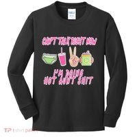 Can't Talk Right Now I'm Doing Hot Aunt Shit Babysitting Kids Long Sleeve Shirt thumb 0