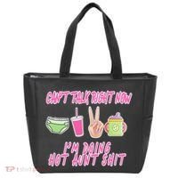 Can't Talk Right Now I'm Doing Hot Aunt Shit Babysitting Tote Bag thumb 0