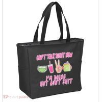Can't Talk Right Now I'm Doing Hot Aunt Shit Babysitting Tote Bag thumb 2