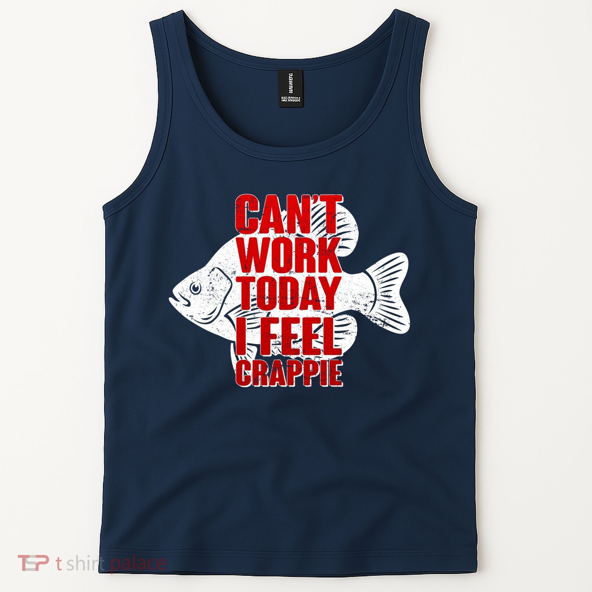 Can't Work Today I Feel Crappie Tank Top