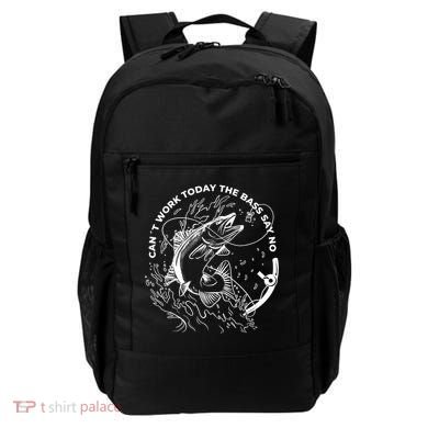 Can't Work Today The Bass Say No Backpack