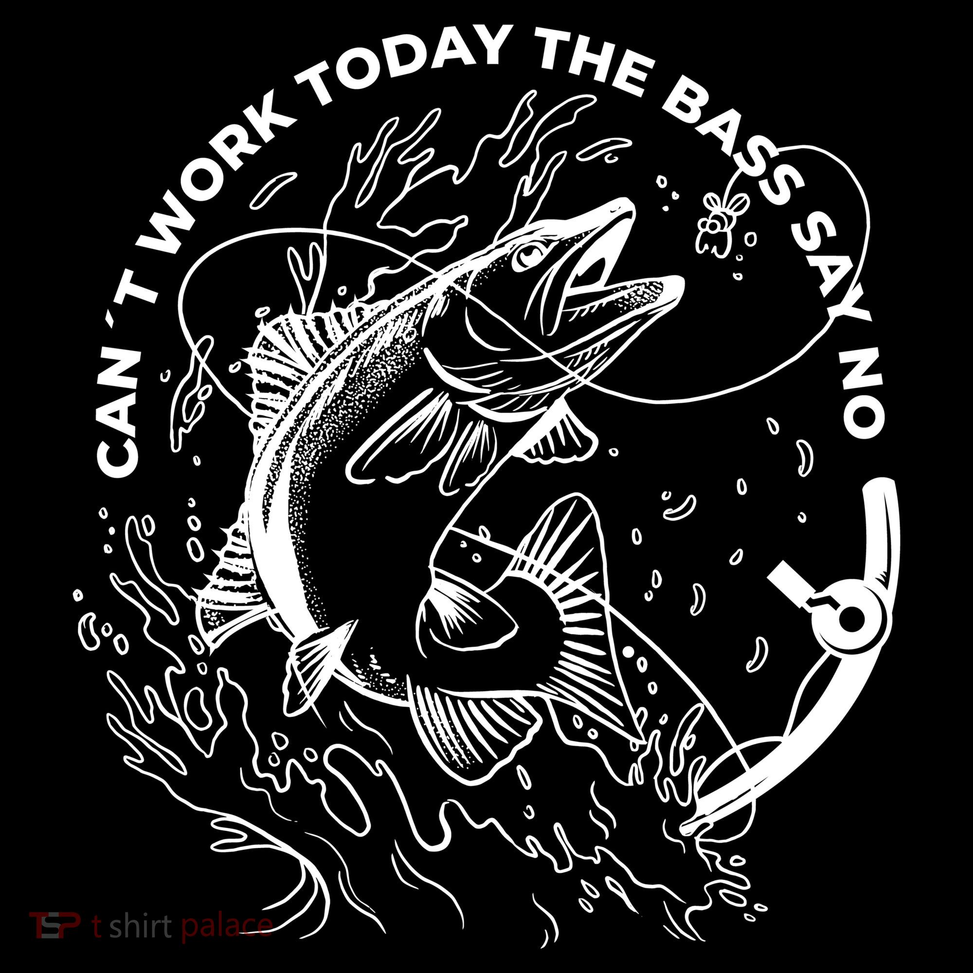 Can't Work Today The Bass Say No Ornament