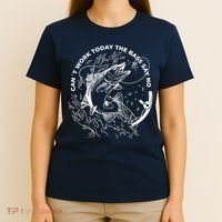 Can't Work Today The Bass Say No T-Shirt thumb 4