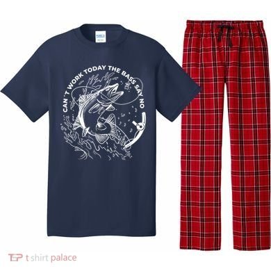 Can't Work Today The Bass Say No Pajama Set