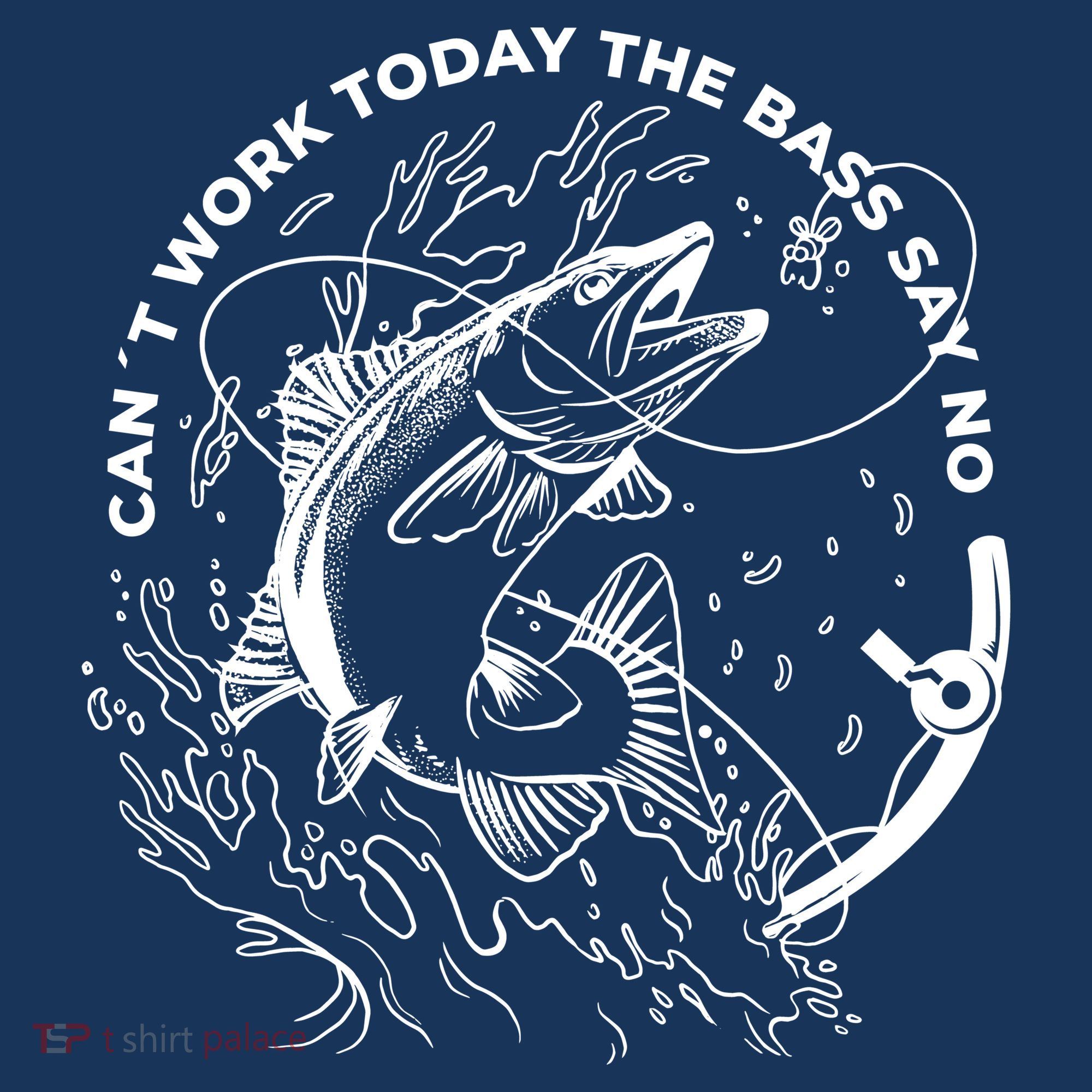 Can't Work Today The Bass Say No Mousepad