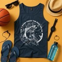 Can't Work Today The Bass Say No Tank Top thumb 4