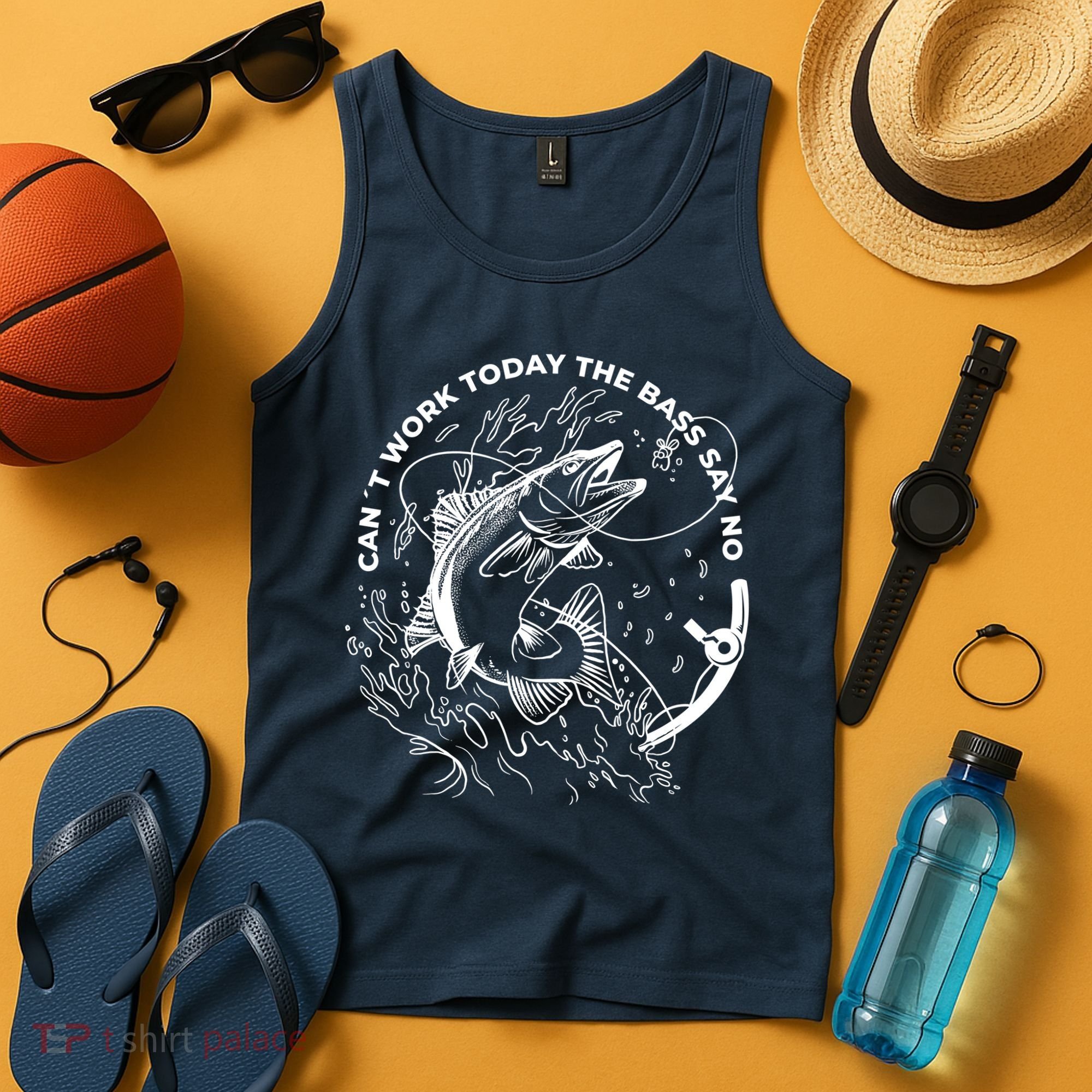 Can't Work Today The Bass Say No Tank Top