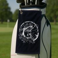 Can't Work Today The Bass Say No Golf Towel thumb 2