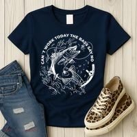 Can't Work Today The Bass Say No Women's T-Shirt thumb 3