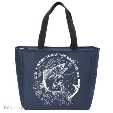Can't Work Today The Bass Say No Tote Bag
