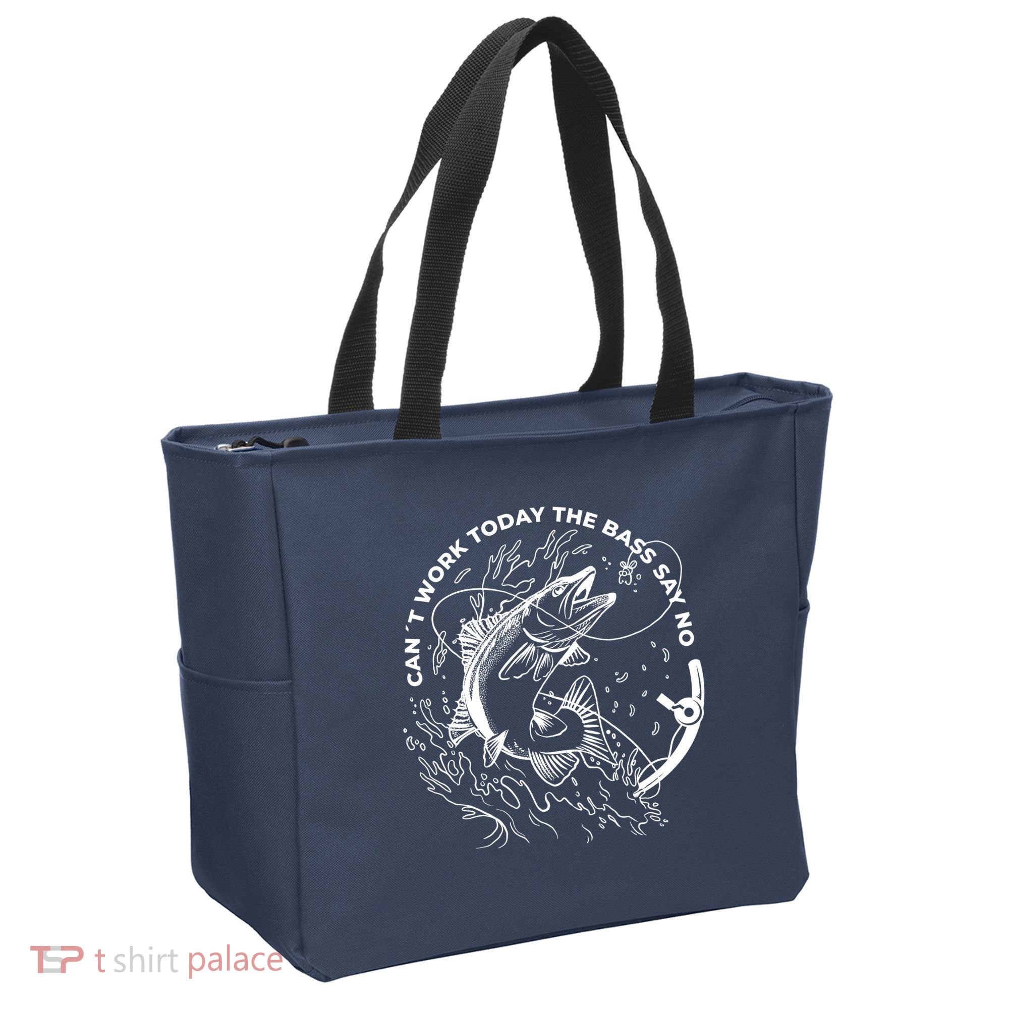 Can't Work Today The Bass Say No Tote Bag