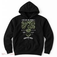 Camo Armor Of God Christians Religious Camouflage Hoodie thumb 0