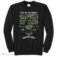 Camo Armor Of God Christians Religious Camouflage Sweatshirt thumb 0