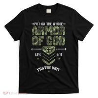 Camo Armor Of God Christians Religious Camouflage T-Shirt thumb 0