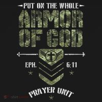 Camo Armor Of God Christians Religious Camouflage Women's Hoodie thumb 2