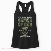 Camo Armor Of God Christians Religious Camouflage Women's Tank Top thumb 0