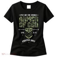 Camo Armor Of God Christians Religious Camouflage Women's T-Shirt thumb 0