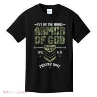 Camo Armor Of God Christians Religious Camouflage Kids T-Shirt thumb 0
