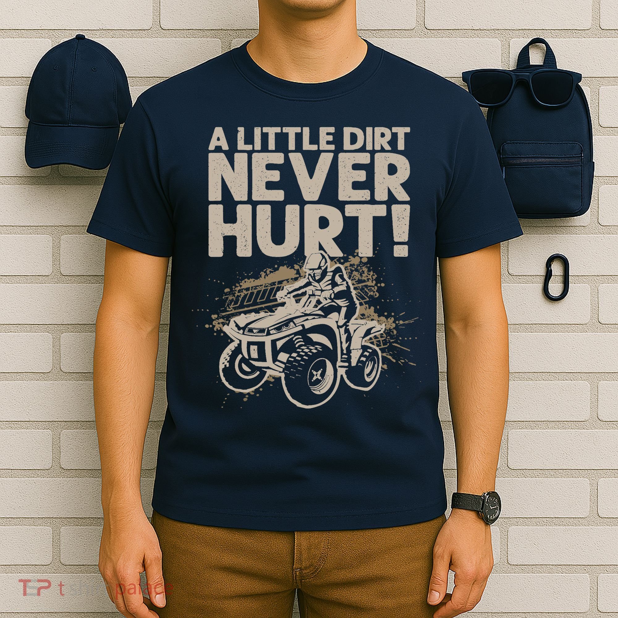 Cool ATV Off Road 4 Wheeler Bike Quad Racing T-Shirt