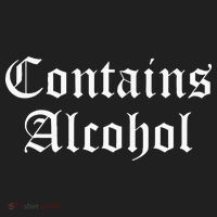 Contains Alcohol Old English Style Beer Wine Lover Beanie thumb 2
