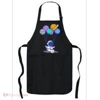 Cute Astronaut On Balloon Swing Apron thumb 0